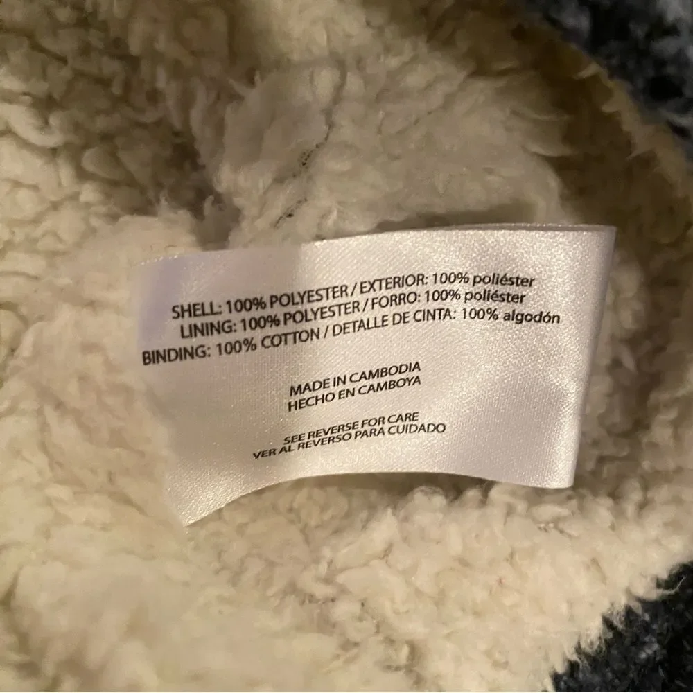 Orvis Blue 1:4 Zip Pullover Sweater Sherpa Lined Size XXL